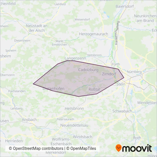 Fahrplan 2022 Fürth Verbundsgebiet