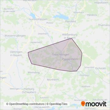 Схема покрытия компании Lankl-Reisen