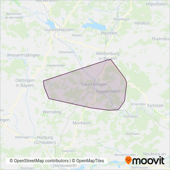 Lankl-Reisen Verbundsgebiet