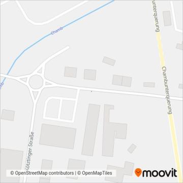 Схема покрытия компании alex - Die Länderbahn GmbH DLB (Автобус)