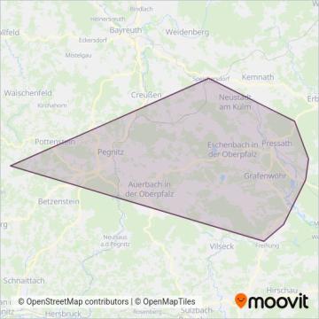 Схема покрытия компании Bus15