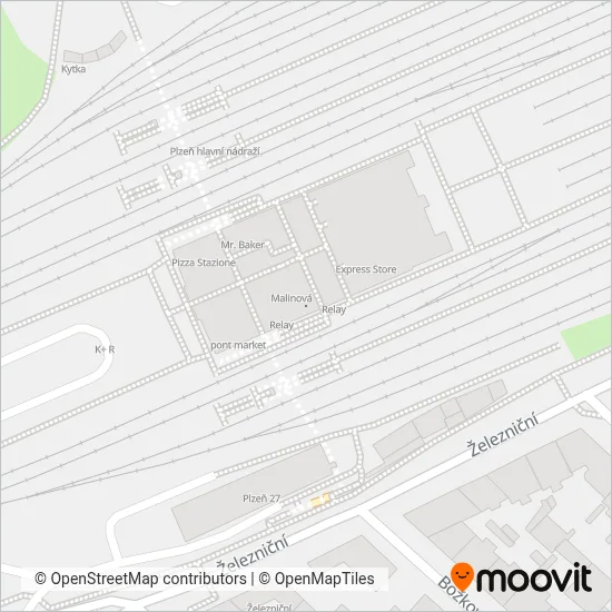 Ceske Drahy (Bus) coverage area map