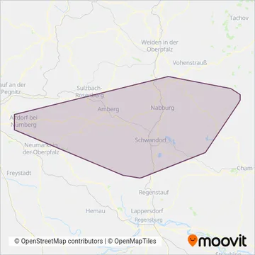 sonstige Linien coverage area map