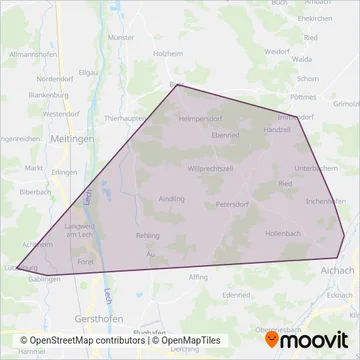 Paartal 01 coverage area map