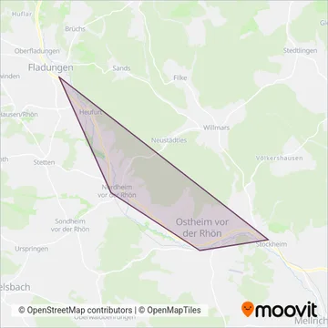 Rhön-Zügle coverage area map