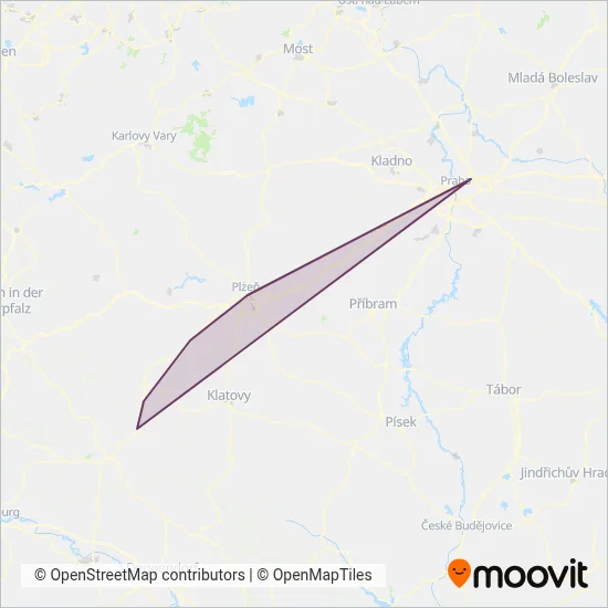 vogtlandbahn - Die Länderbahn GmbH DLB coverage area map