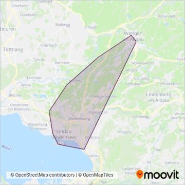 Схема покрытия компании RBA Lindau