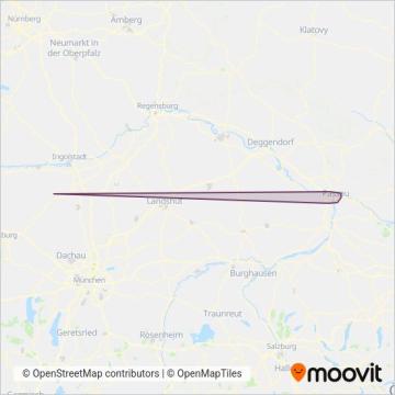 Схема покрытия компании Stadtwerke Passau