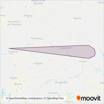 Схема покрытия компании Linienbündel 5 (Abteiland)
