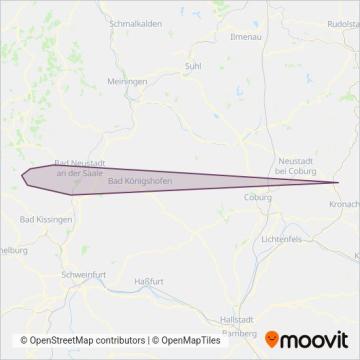 Схема покрытия компании Rhön-Grabfeld