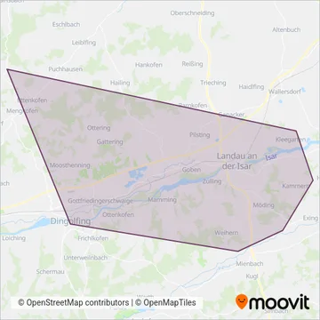 Frey coverage area map