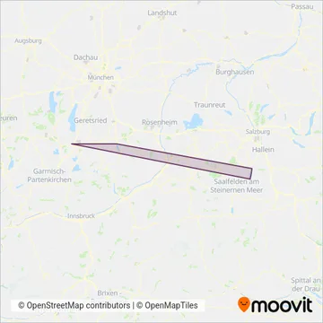 Bayerische Seen-Schifffahrt1 coverage area map