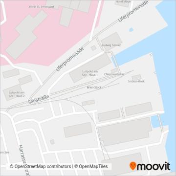 Схема покрытия компании Chiemsee-Schiffahrt Ludwig Feßler (Поезд)