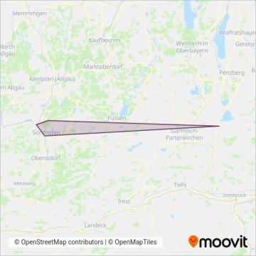 Схема покрытия компании Hörmooslinie