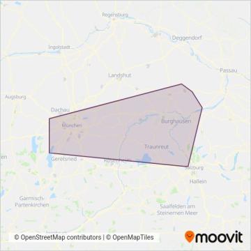 Схема покрытия компании Brodschelm Linie (Автобус)