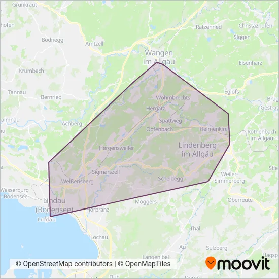 Sohler Wangen coverage area map