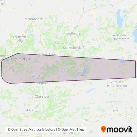 Burkhard coverage area map