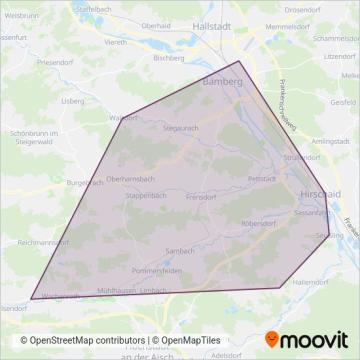 Схема покрытия компании LB 7 Schütt VGN 252 - 2541