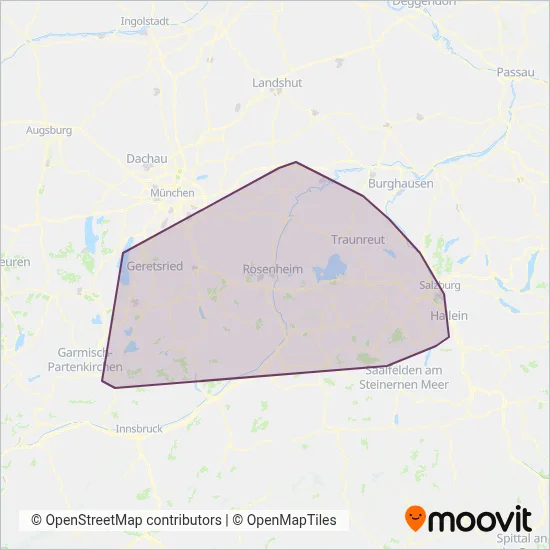 Bus RV Oberbayern Verbundsgebiet