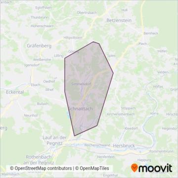 Схема покрытия компании 04 - Fahrplan 2025 Landkreis Nürnberger
