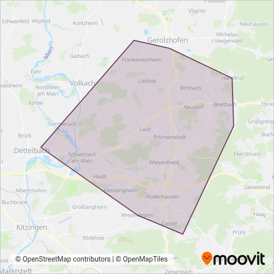 KT coverage area map