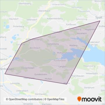 Схема покрытия компании Bus Region (OVF)