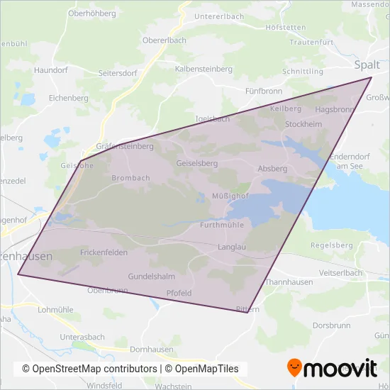 Bus Region (OVF) Verbundsgebiet