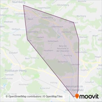 Схема покрытия компании Federl (Автобус)