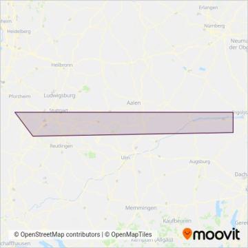 Схема покрытия компании Calw VPC