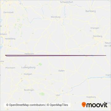 Схема покрытия компании Bus RVS