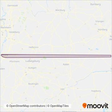 Схема покрытия компании Tram VBK