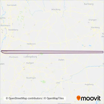 Схема покрытия компании Tram VBK