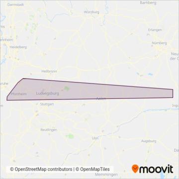 Схема покрытия компании Regionalbusse (privat)