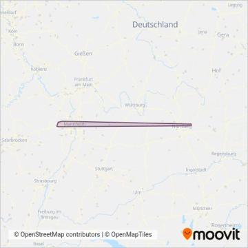 Схема покрытия компании Verkehrsbetriebe Leininger Land/Behles