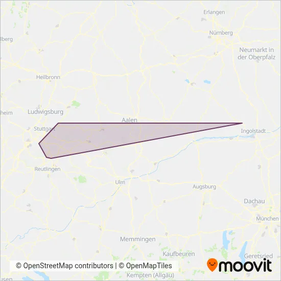 Nachtbus (Region) Verbundsgebiet