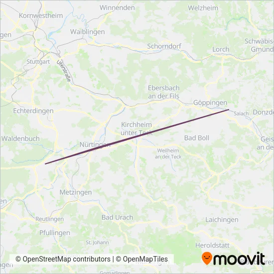 Ruftaxi entlang Linie Verbundsgebiet