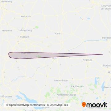 Схема покрытия компании Edel Reisen