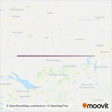 Схема покрытия компании Stadtwerke Sigmaringen