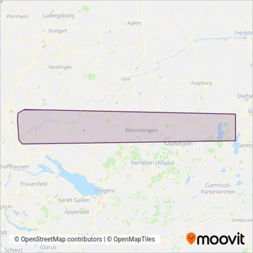 Landkreis Tuttlingen coverage area map