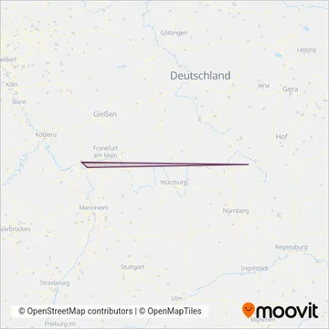 ESWE Verkehrsgesellschaft mbH coverage area map