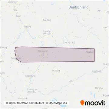 Saar-Mobil GmbH coverage area map