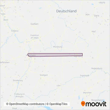 Dürk-Reisen coverage area map