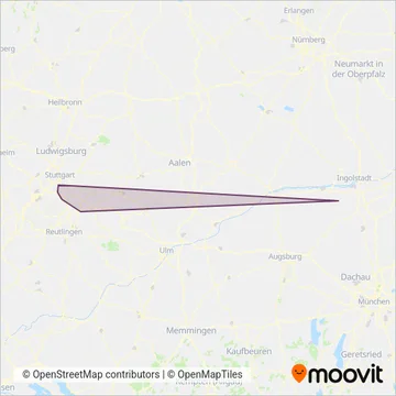 Схема покрытия компании Bus (SSB)