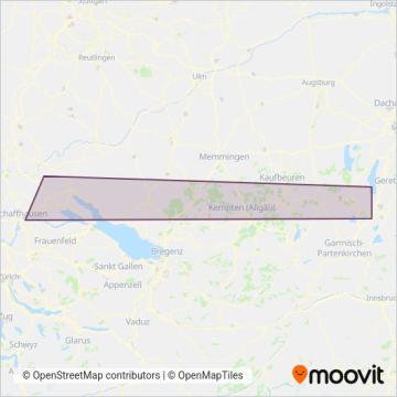 Схема покрытия компании Landkreis Konstanz