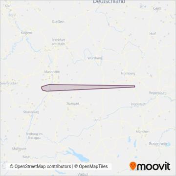 Схема покрытия компании Hetzler & Pfadt vorher Viabus