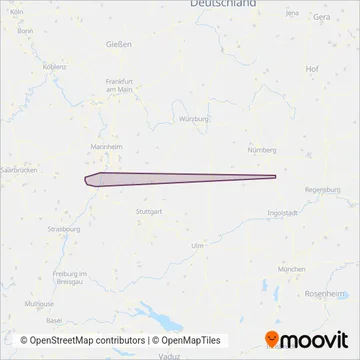 Схема покрытия компании Hetzler & Pfadt vorher Viabus