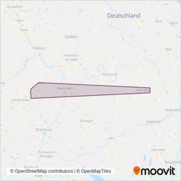 Схема покрытия компании Westpfalz
