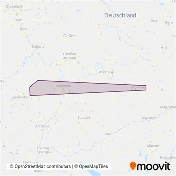 Схема покрытия компании Westpfalz
