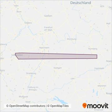 Схема покрытия компании Reise Fischer GmbH