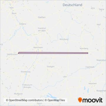 Схема покрытия компании DB Regio Bus Mitte1